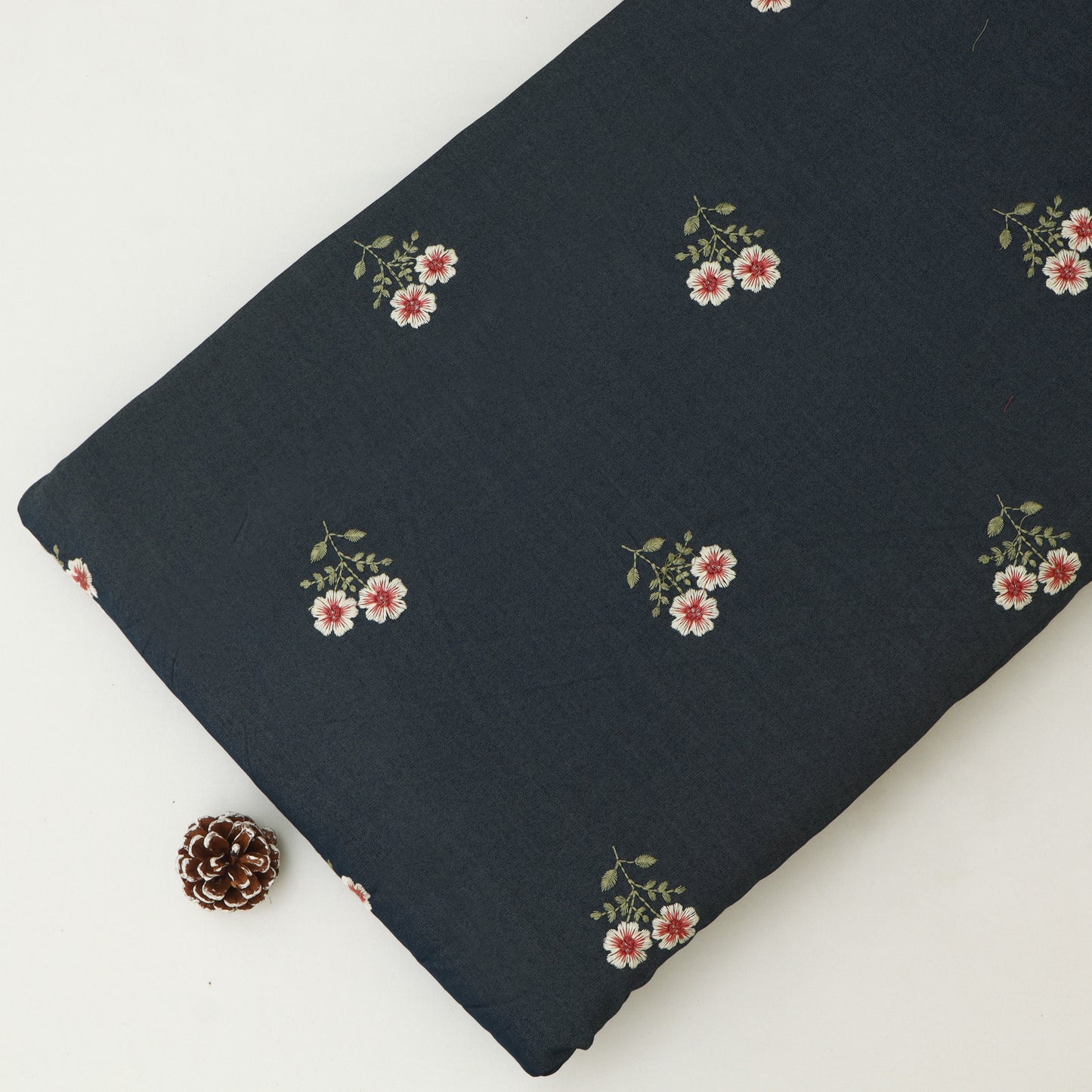 Denim Embroidery Fabric