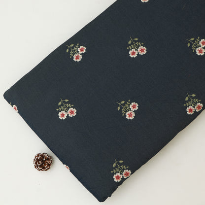 Denim Embroidery Fabric