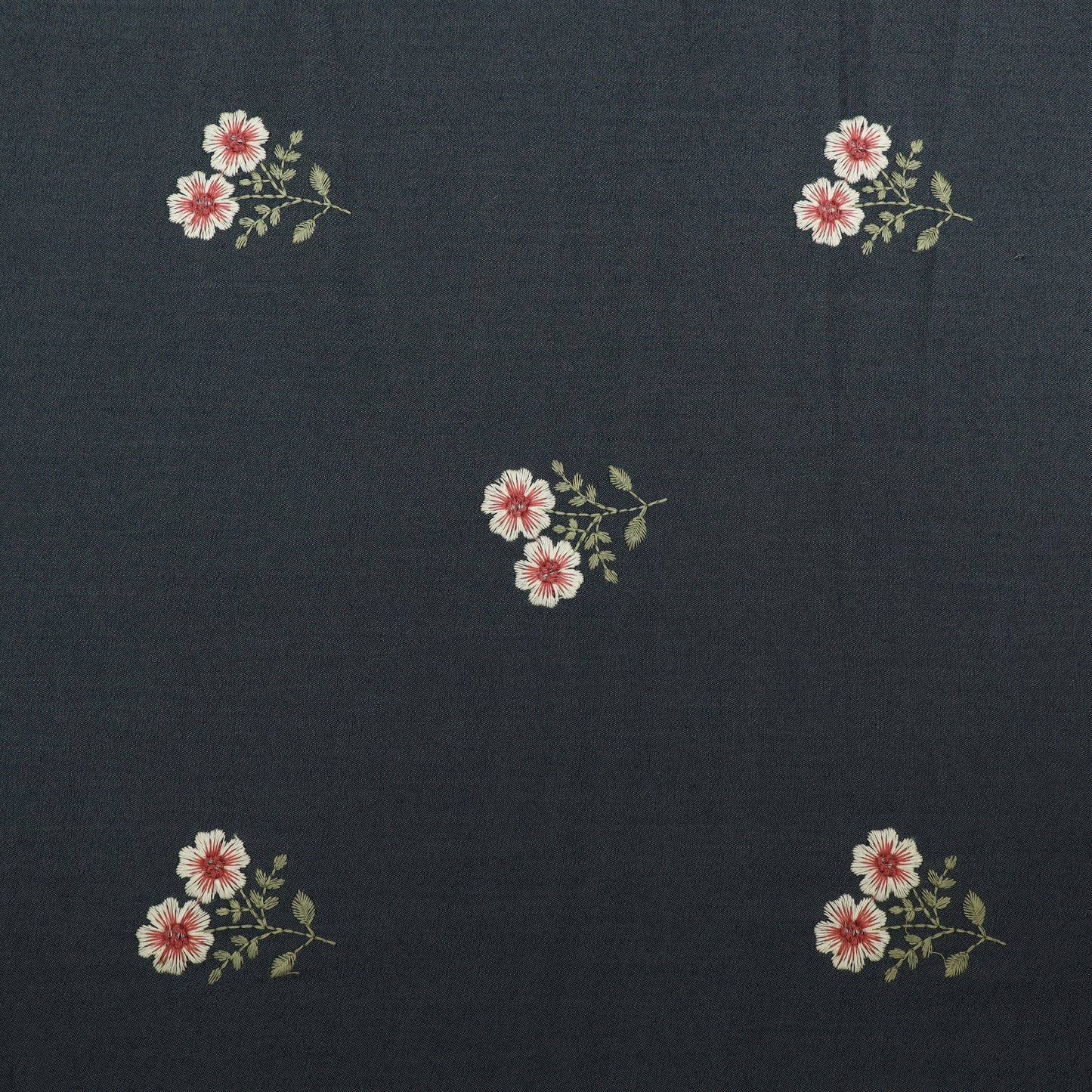 Denim Embroidery Fabric