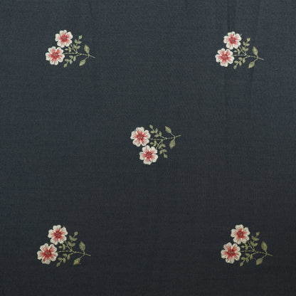 Denim Embroidery Fabric
