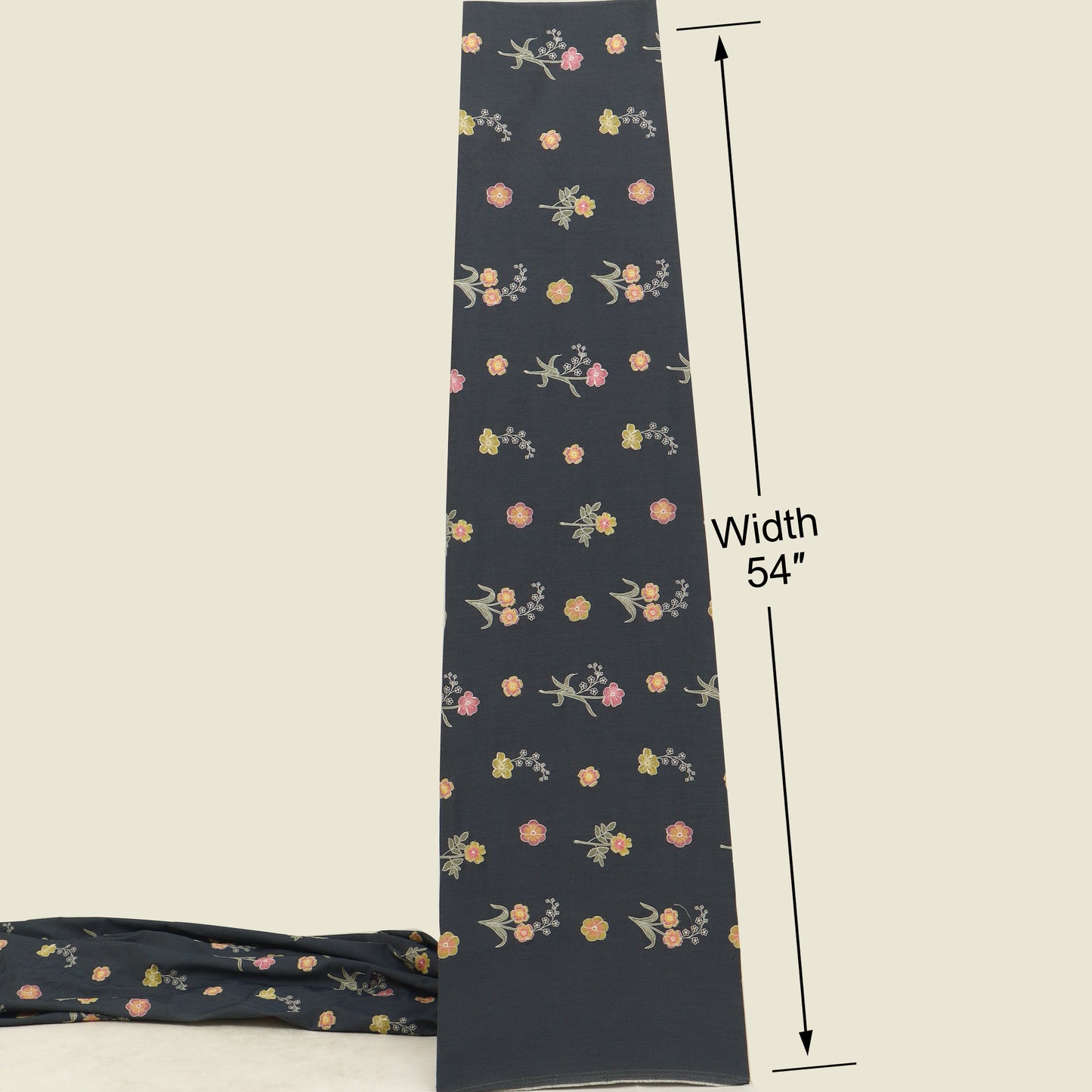 Denim Embroidery Fabric