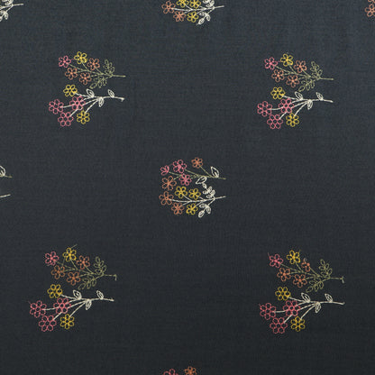 Denim Embroidery Fabric