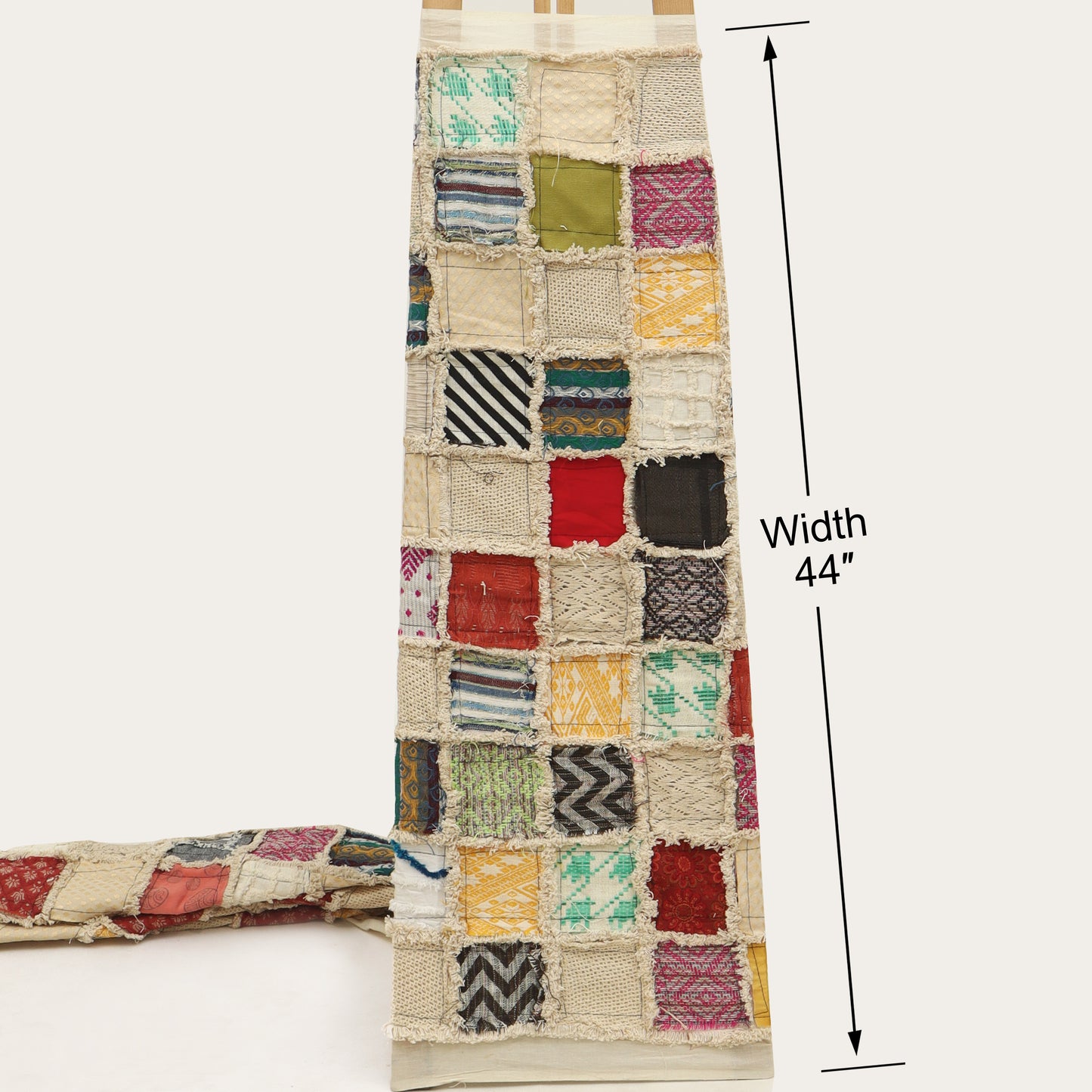 Cotton Jute Embroidery Fabric