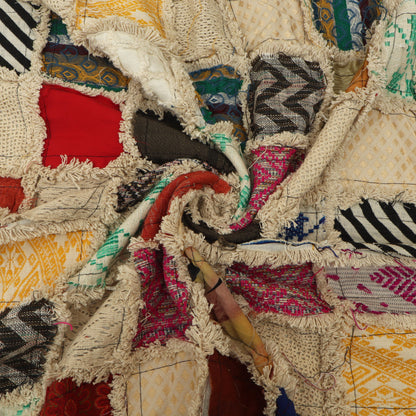 Cotton Jute Embroidery Fabric