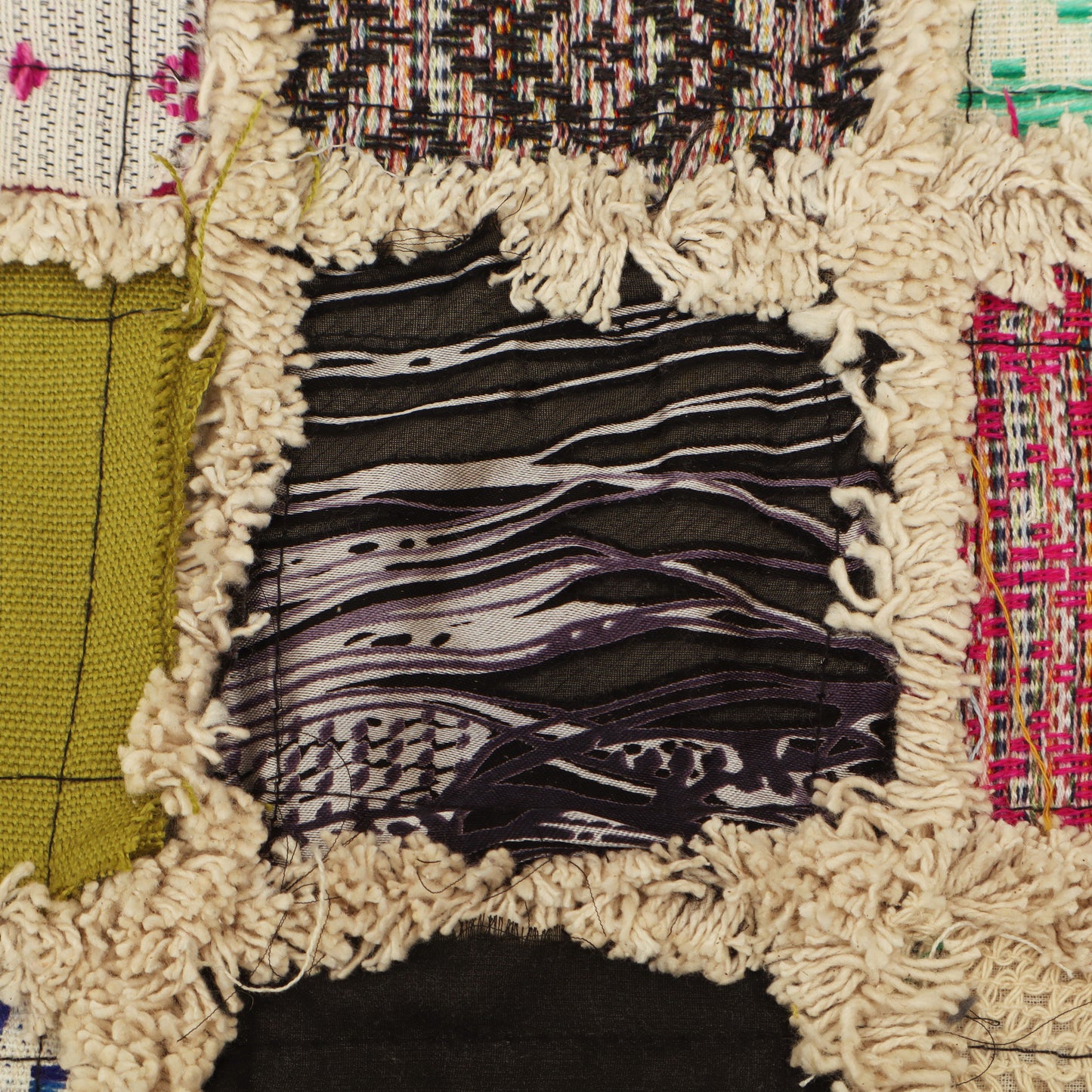 Cotton Jute Embroidery Fabric