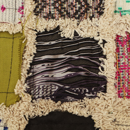 Cotton Jute Embroidery Fabric