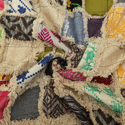 Cotton Jute Embroidery Fabric