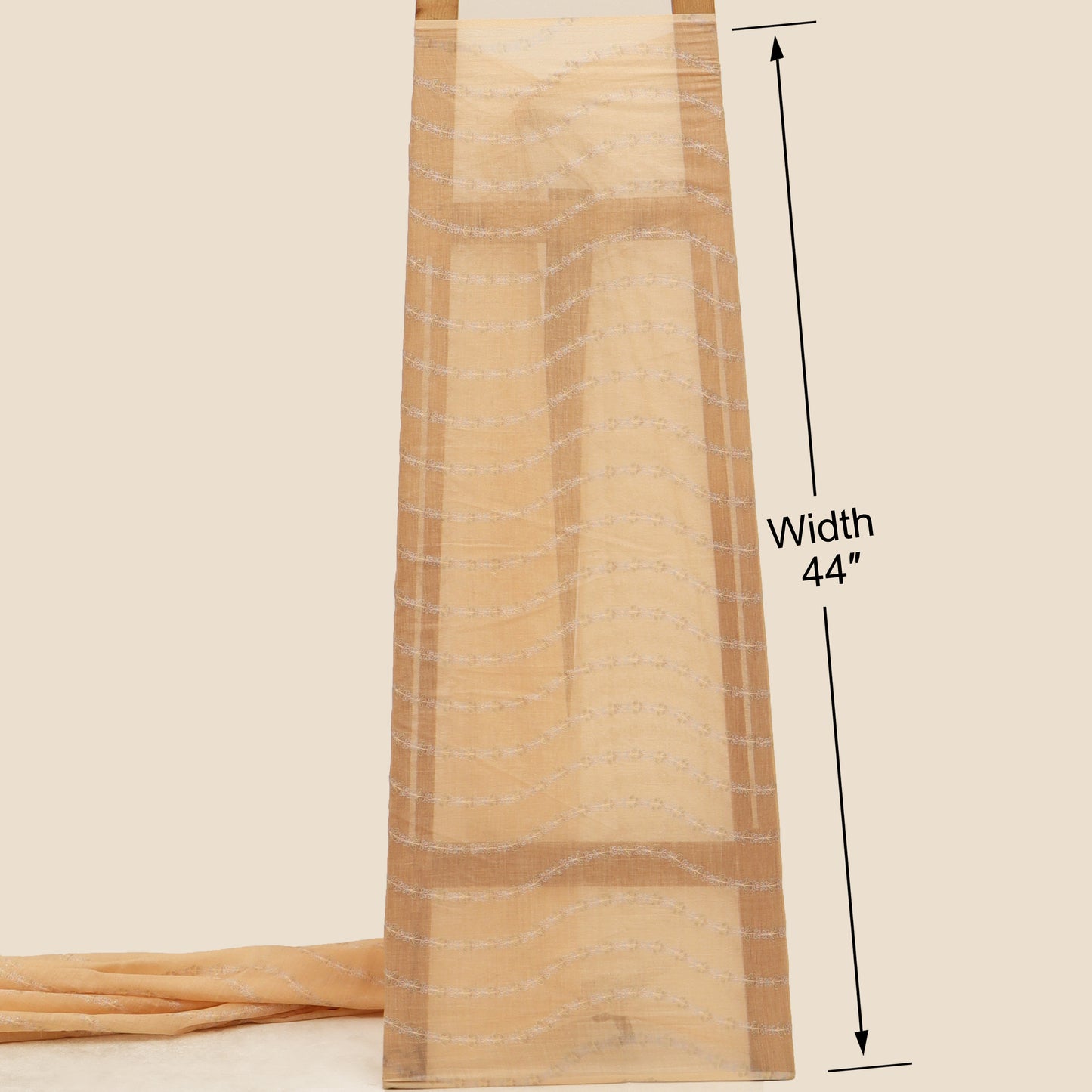 Chanderi Embroidery Fabric