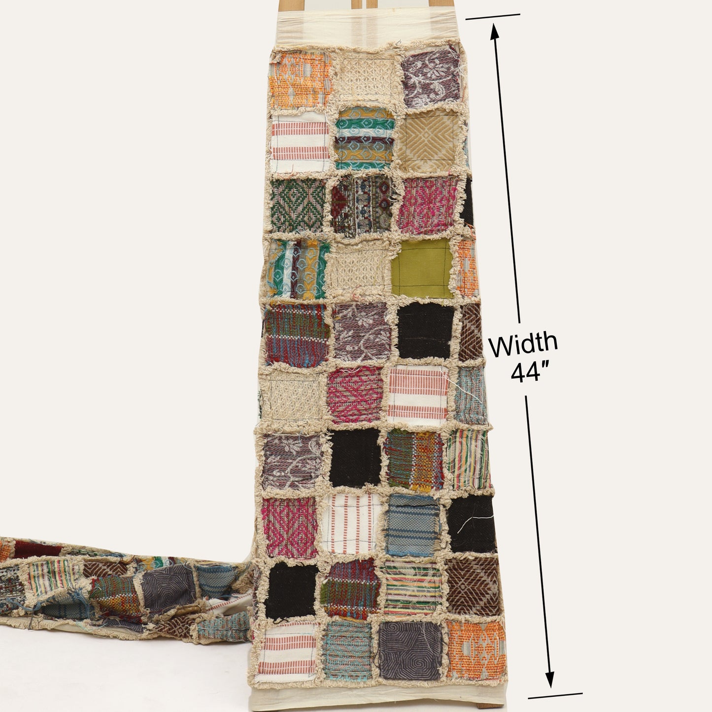 Cotton Jute Embroidery Fabric