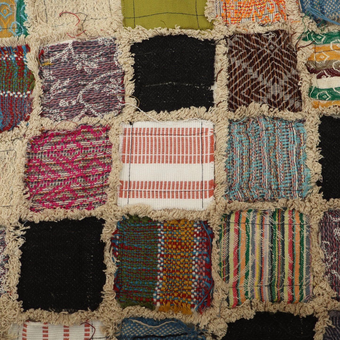 Cotton Jute Embroidery Fabric