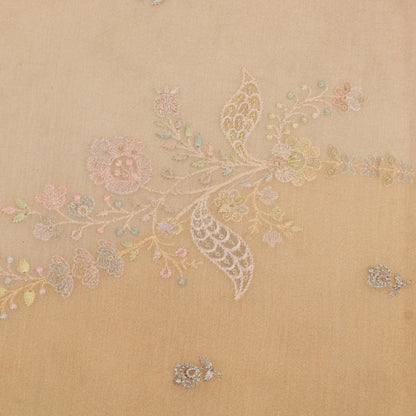 Chanderi Embroidery Fabric