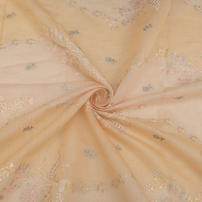 Chanderi Embroidery Fabric