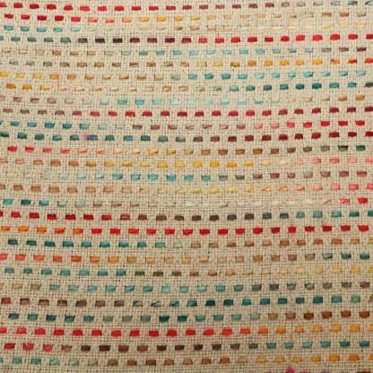 Cotton Jute Embroidery Fabric