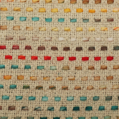 Cotton Jute Embroidery Fabric