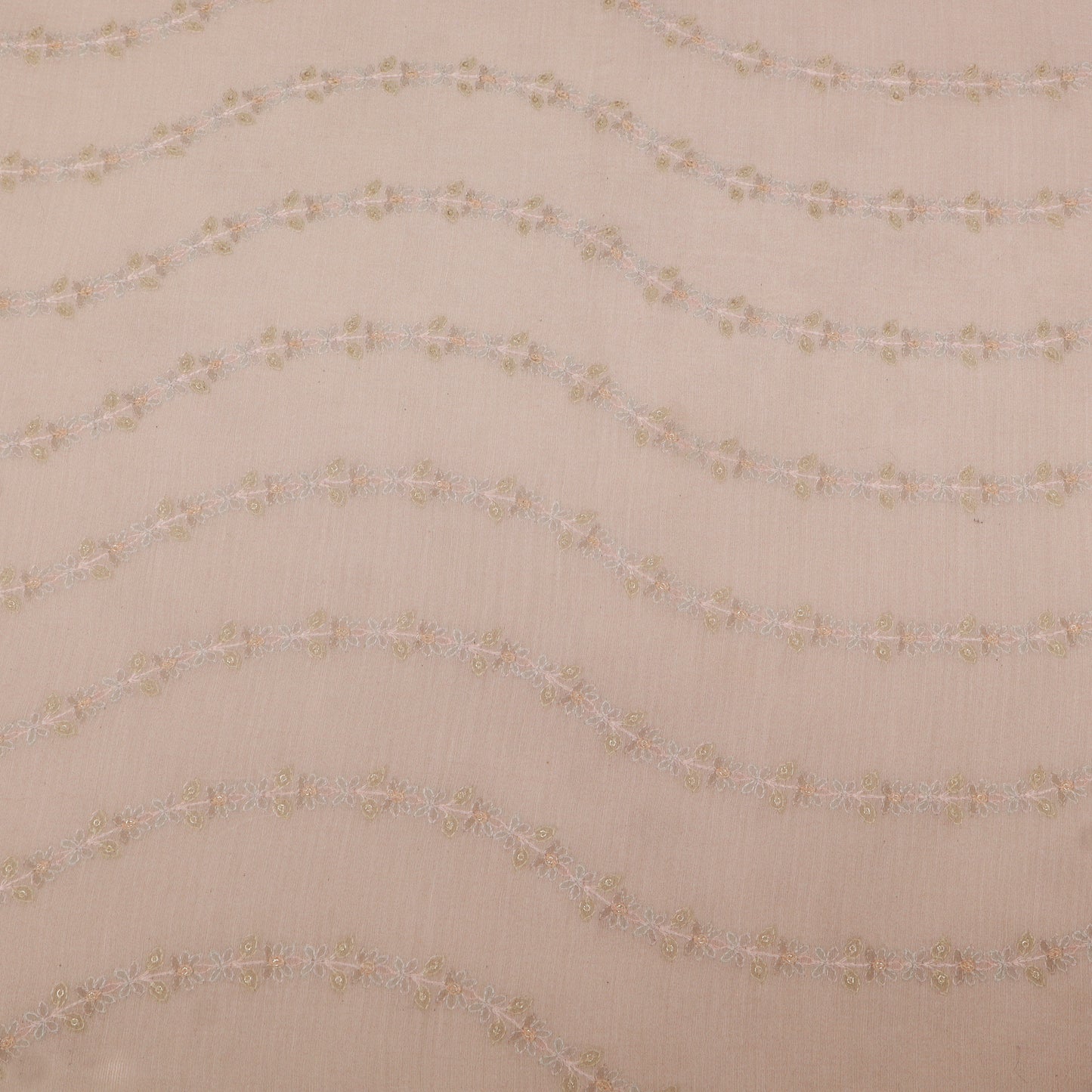 Chanderi Embroidery Fabric