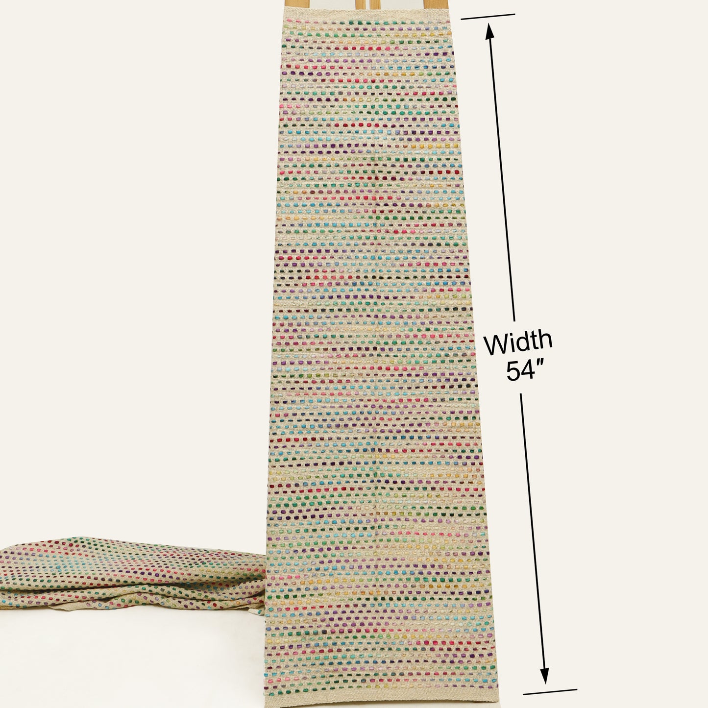 Cotton Jute Embroidery Fabric