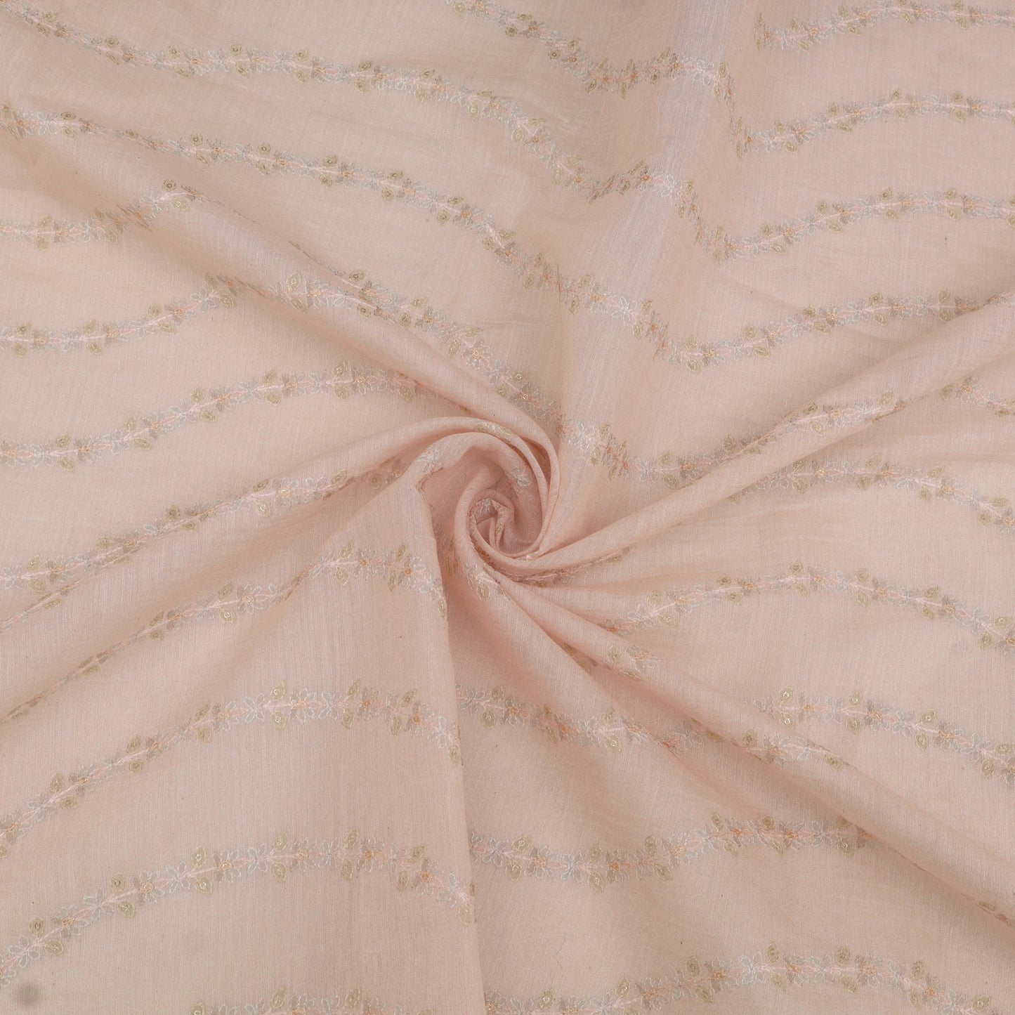 Chanderi Embroidery Fabric