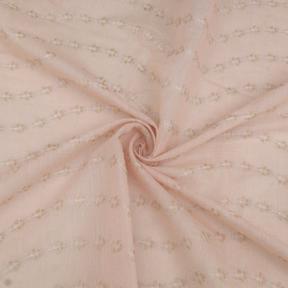 Chanderi Embroidery Fabric