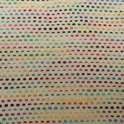 Cotton Jute Embroidery Fabric