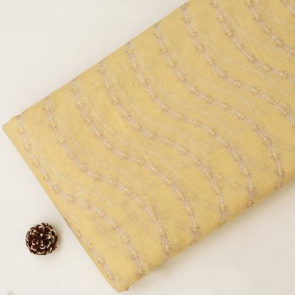 Chanderi Embroidery Fabric