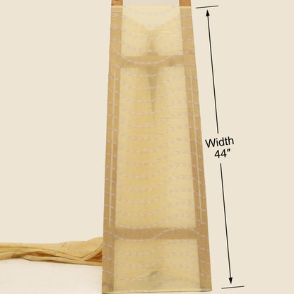 Chanderi Embroidery Fabric
