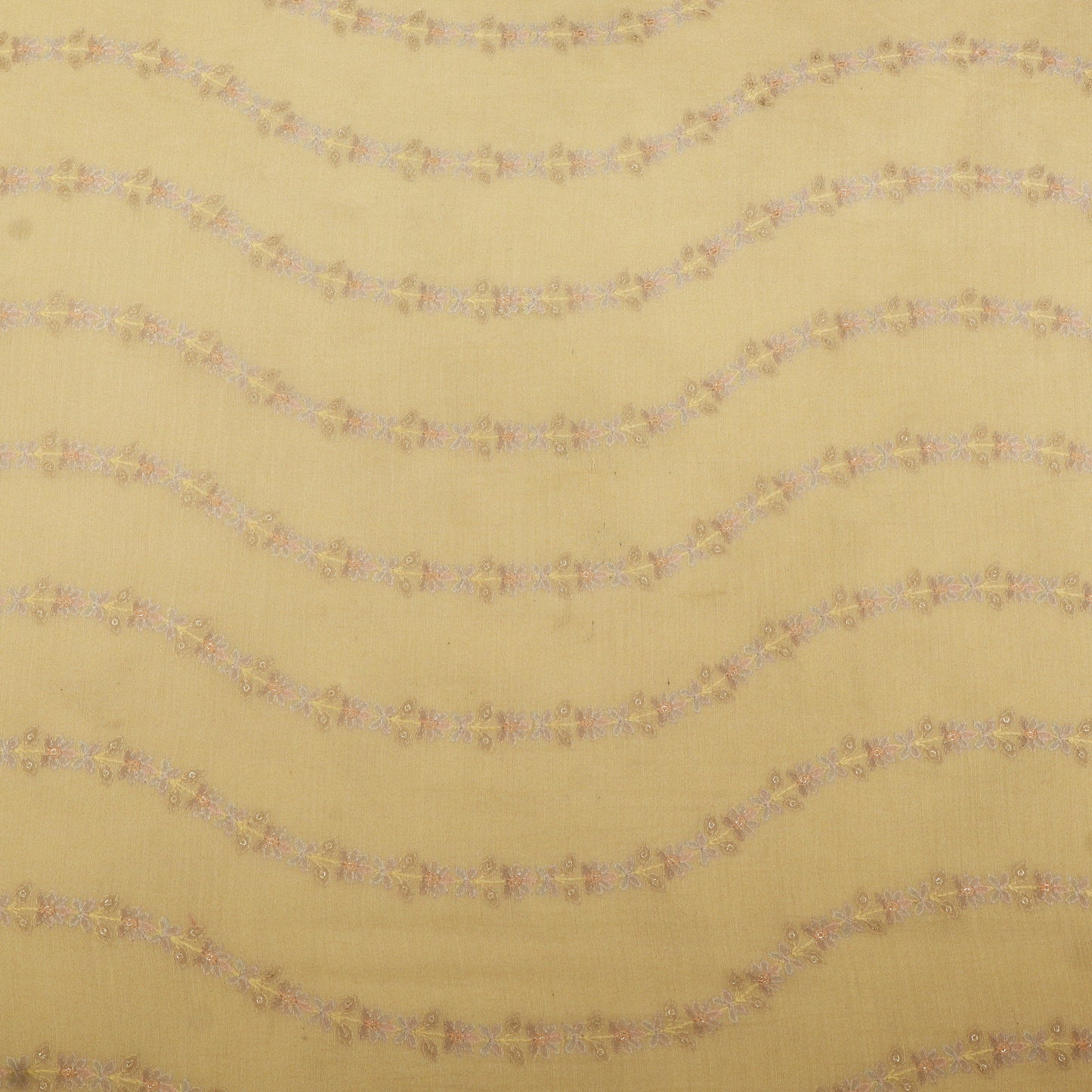 Chanderi Embroidery Fabric