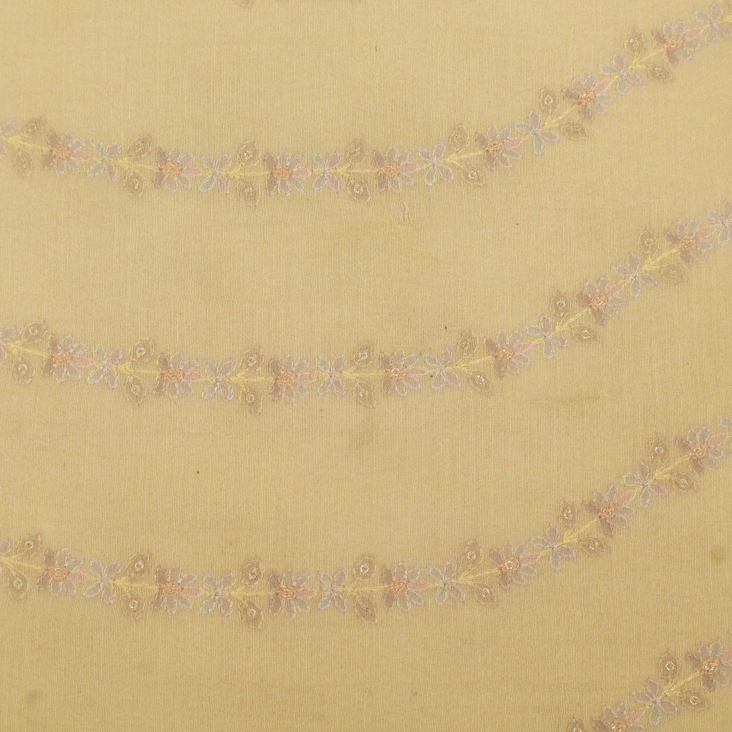 Chanderi Embroidery Fabric