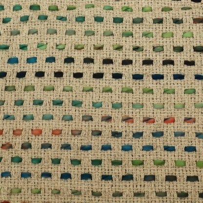 Cotton Jute Embroidery Fabric