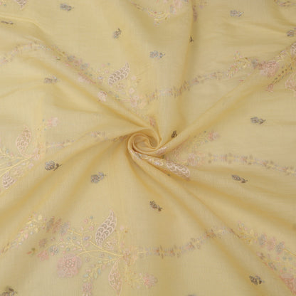 Chanderi Embroidery Fabric