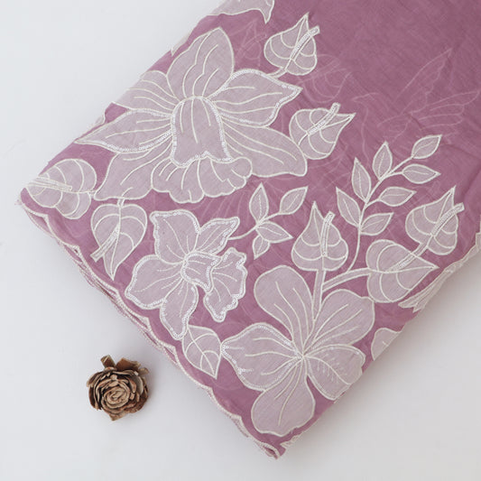 Chanderi Embroidery Fabric