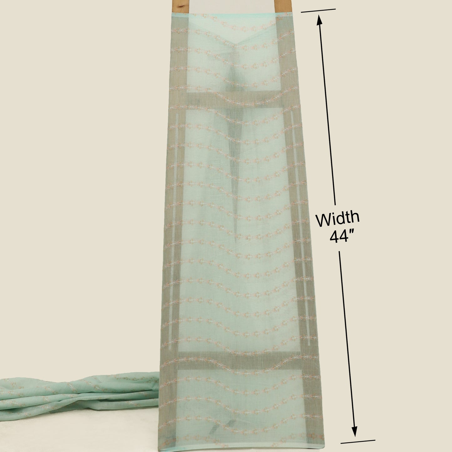 Chanderi Embroidery Fabric