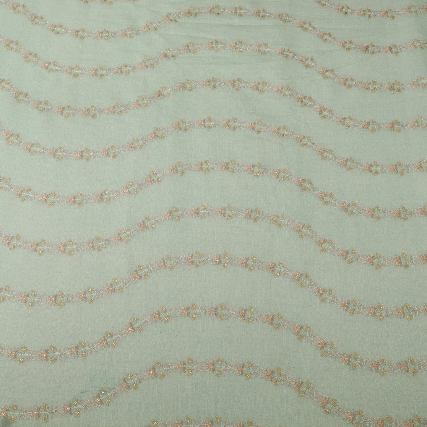 Chanderi Embroidery Fabric
