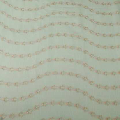 Chanderi Embroidery Fabric