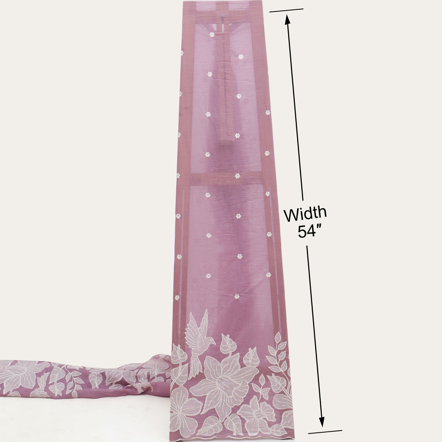 Chanderi Embroidery Fabric