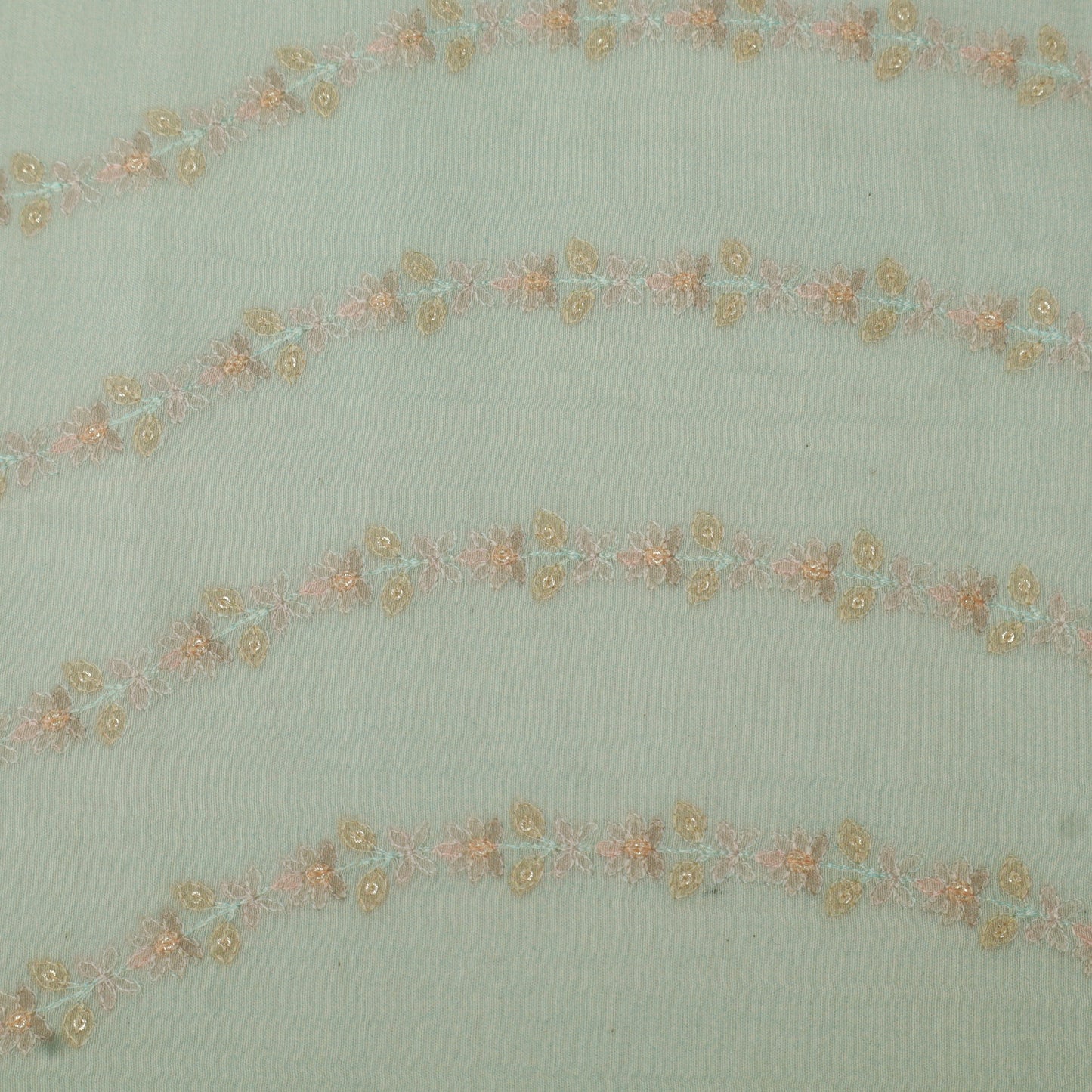 Chanderi Embroidery Fabric