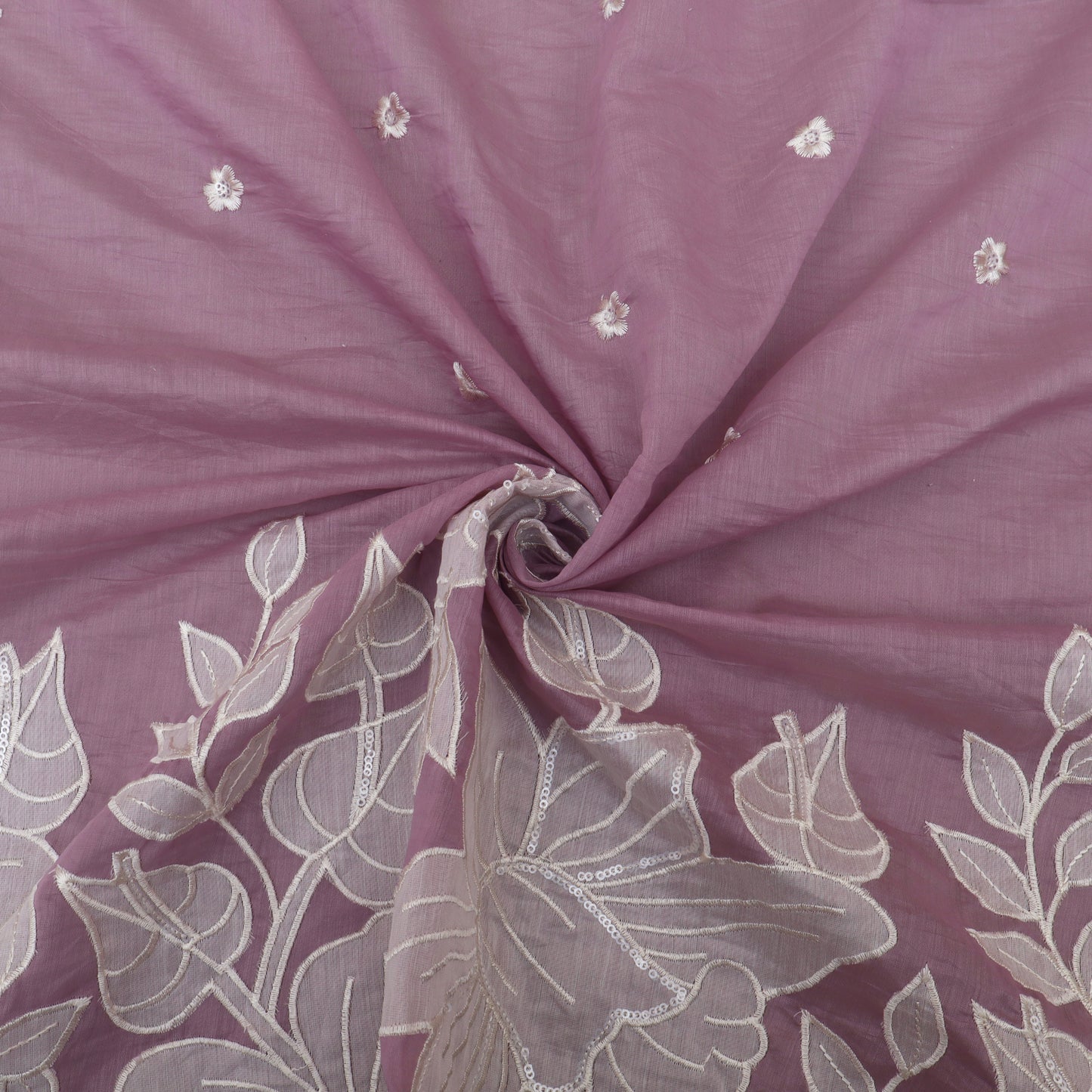 Chanderi Embroidery Fabric