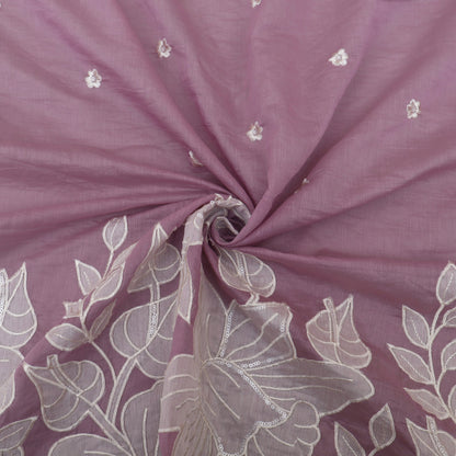 Chanderi Embroidery Fabric