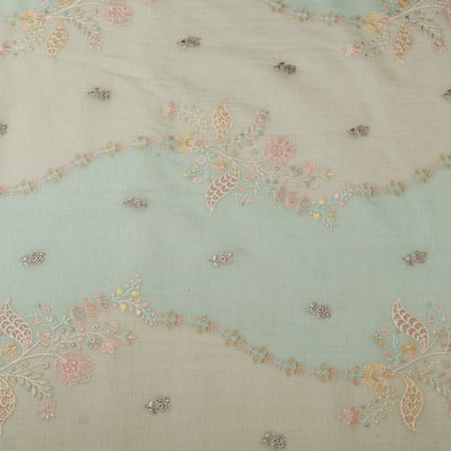 Chanderi Embroidery Fabric