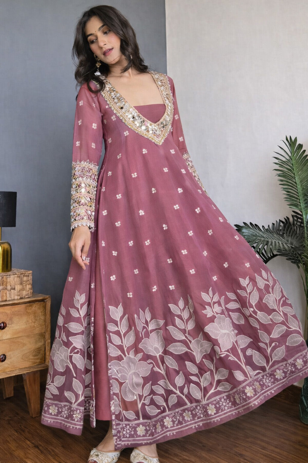 Chanderi Embroidery Fabric