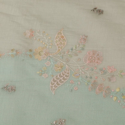 Chanderi Embroidery Fabric