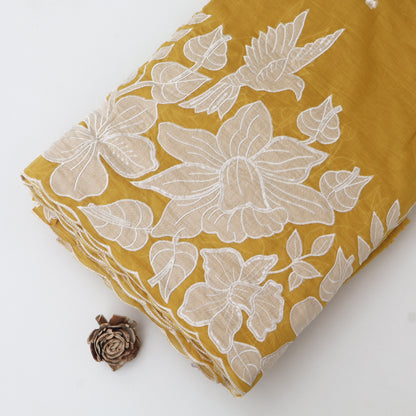Chanderi Embroidery Fabric
