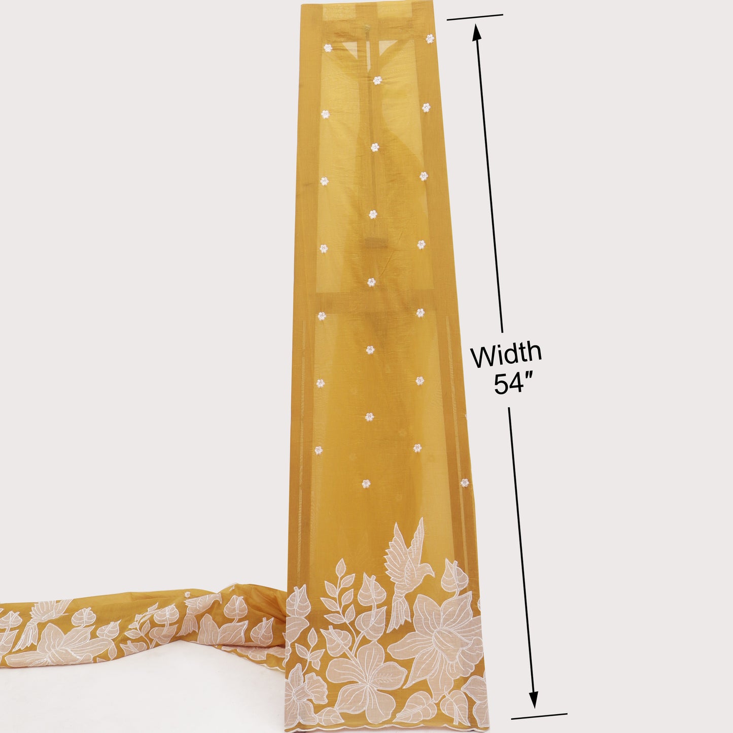 Chanderi Embroidery Fabric