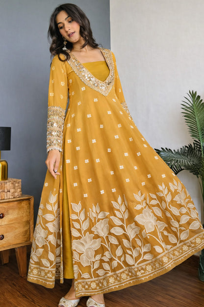 Chanderi Embroidery Fabric