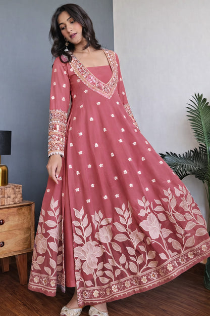 Chanderi Embroidery Fabric