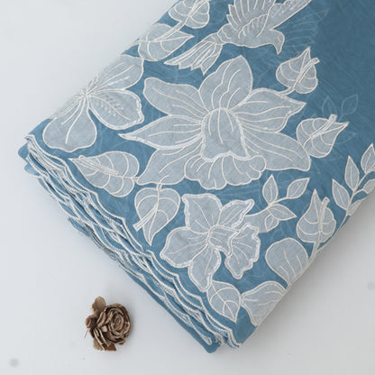 Chanderi Embroidery Fabric