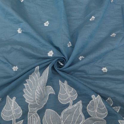 Chanderi Embroidery Fabric