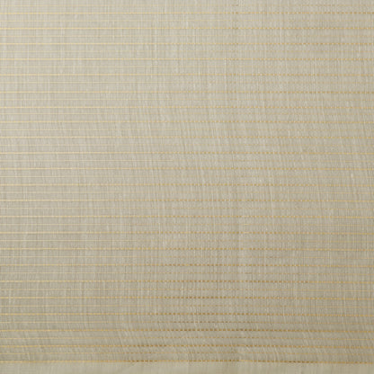 Cream Color Chanderi Zari Stripe Fabric