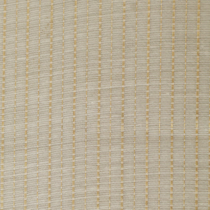 Cream Color Chanderi Zari Stripe Fabric