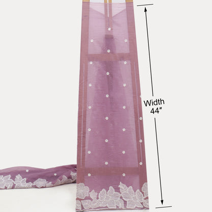 Mul Chanderi Embroidery Fabric