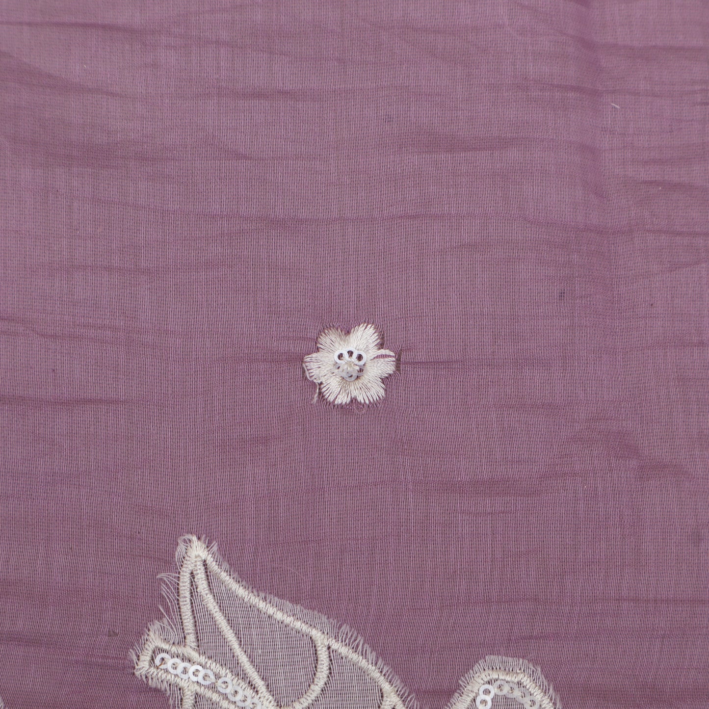 Mul Chanderi Embroidery Fabric